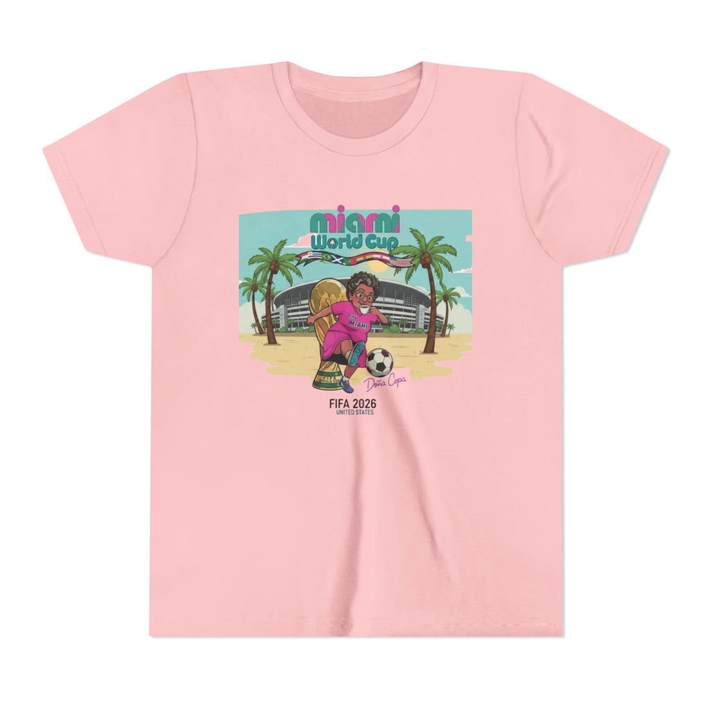 World Cup Miami 2026 Doña Copa Youth Short Sleeve Tee