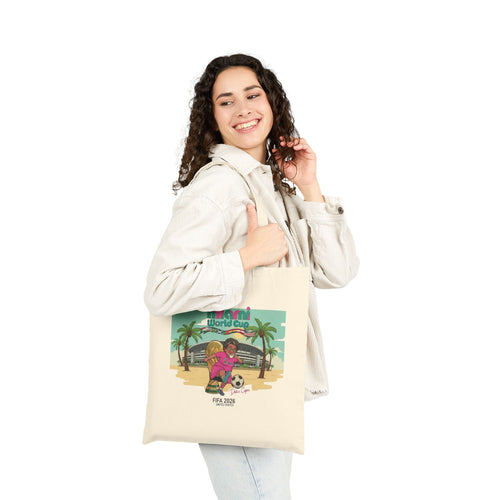 Miami World Cup 2026 Doña Copa Canvas Tote Bag
