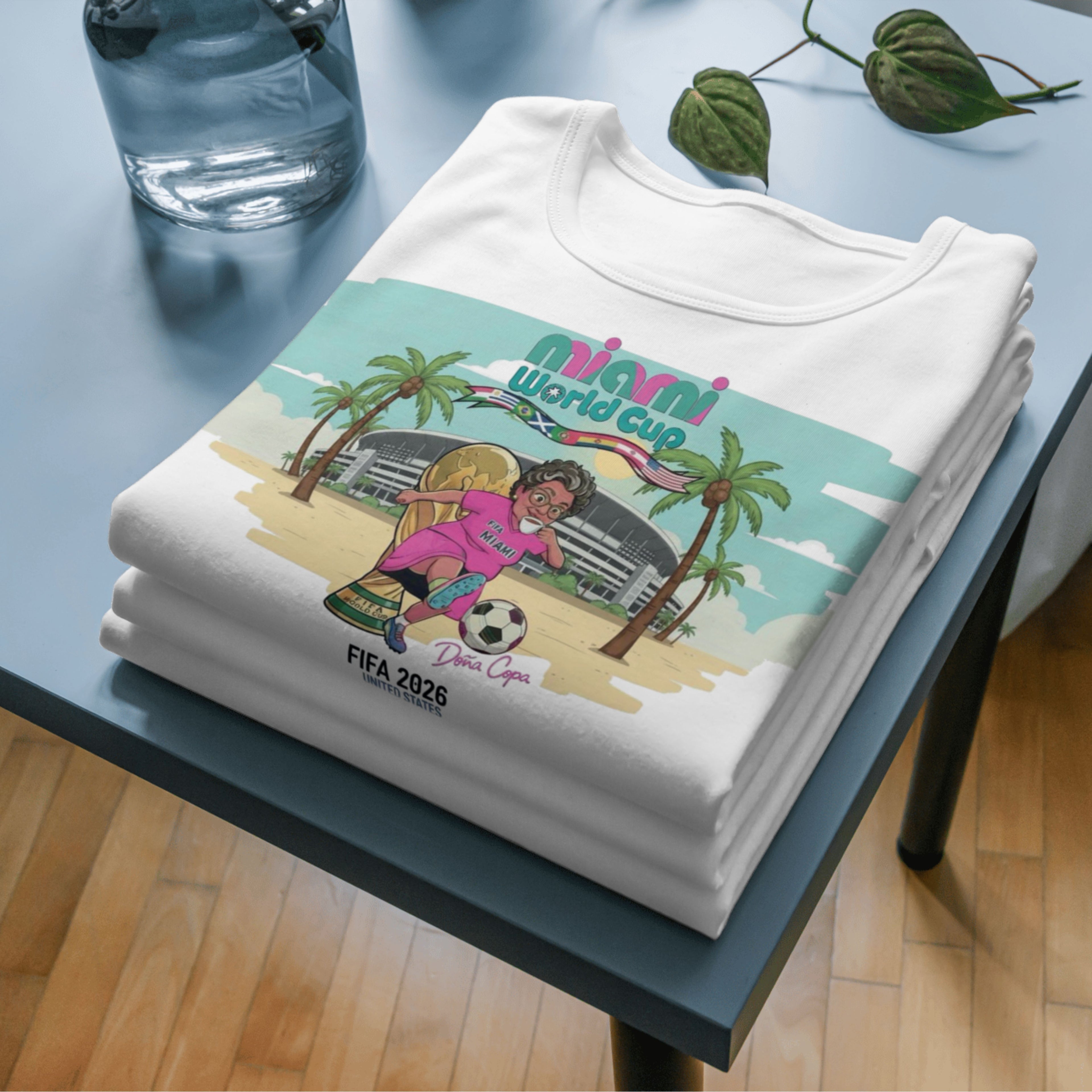 Miami World Cup 2026 Doña Copa Graphic Tee