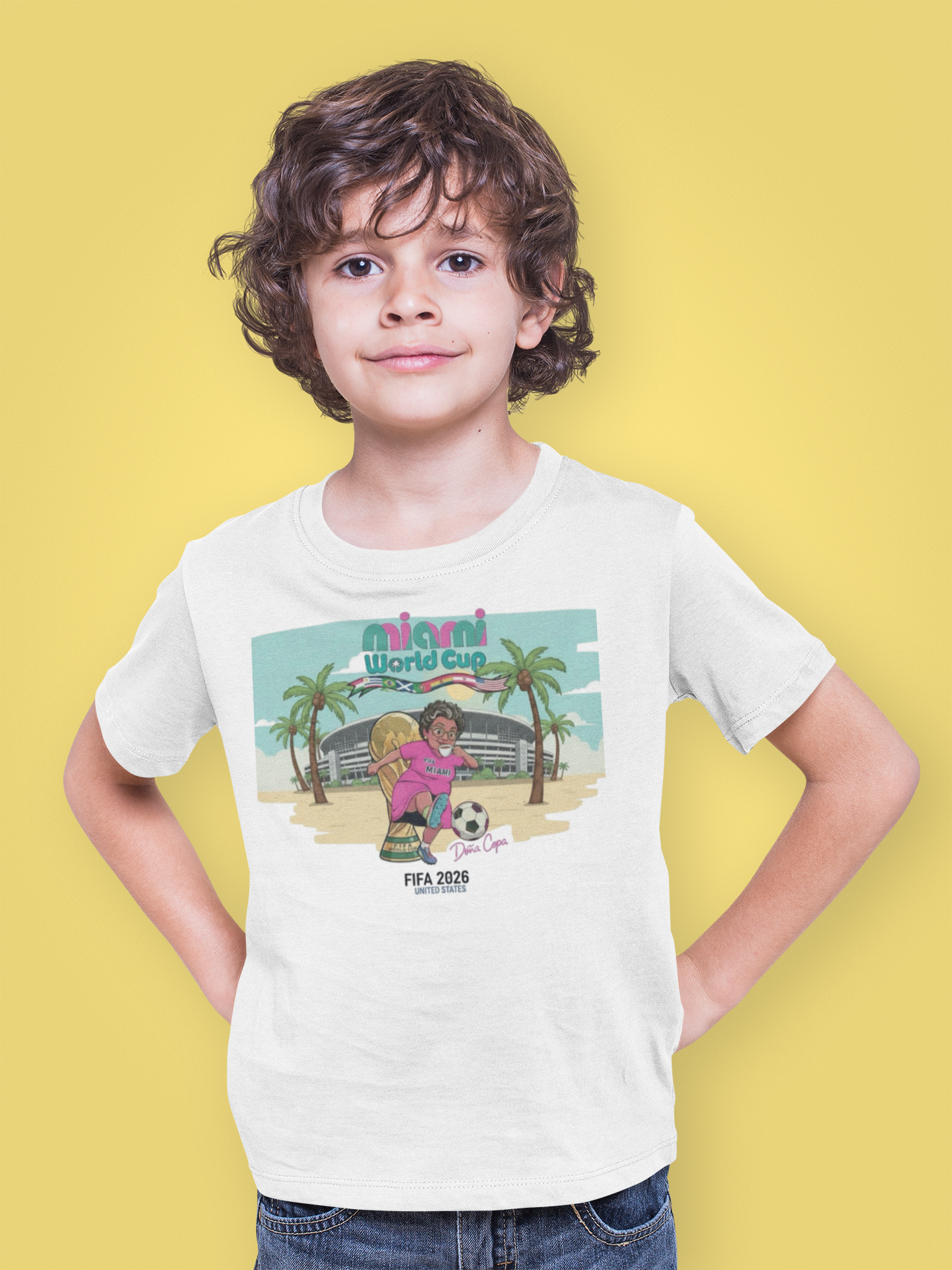 Miami World Cup 2026 Doña Copa Graphic Tee