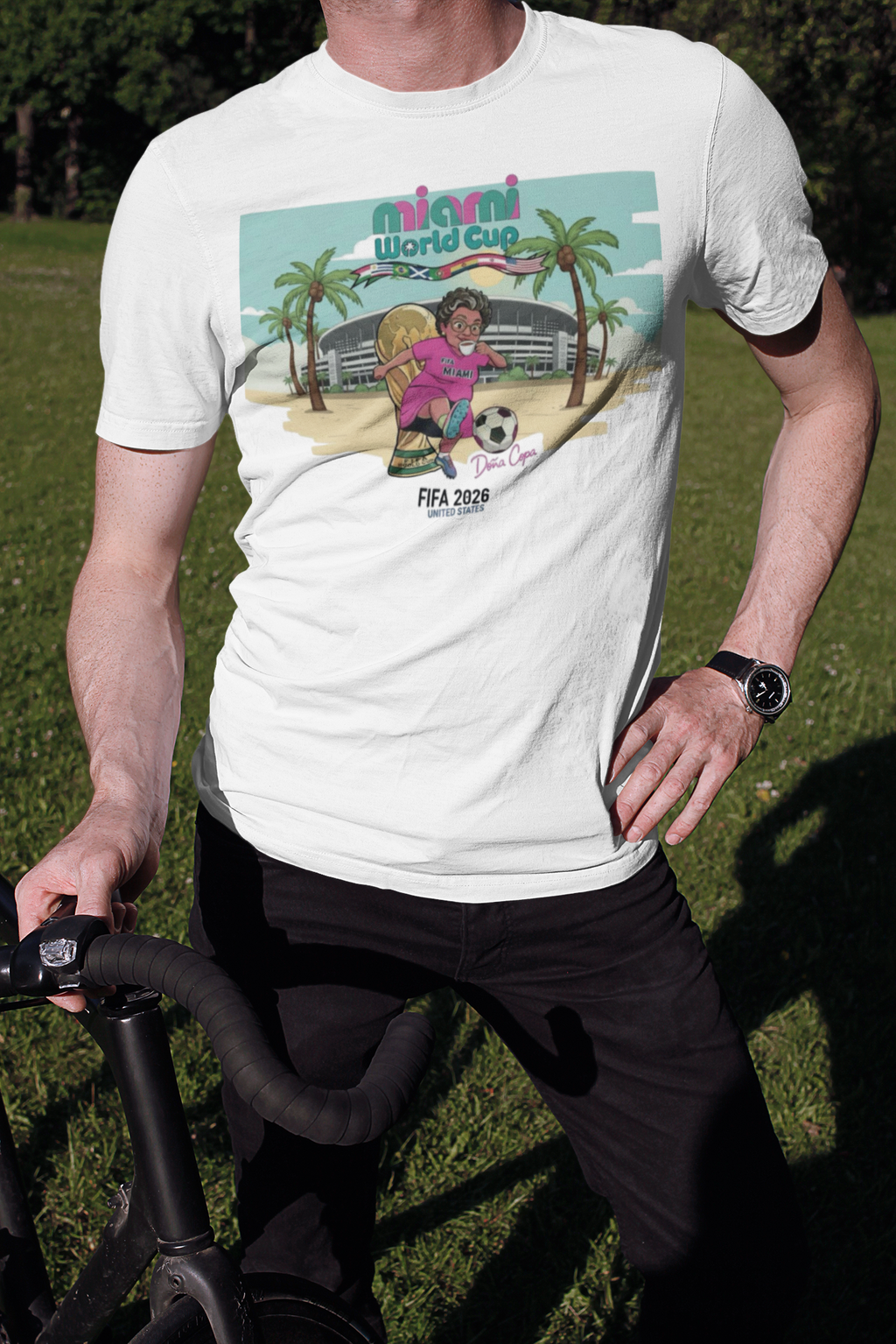 Miami World Cup 2026 Doña Copa Graphic Tee